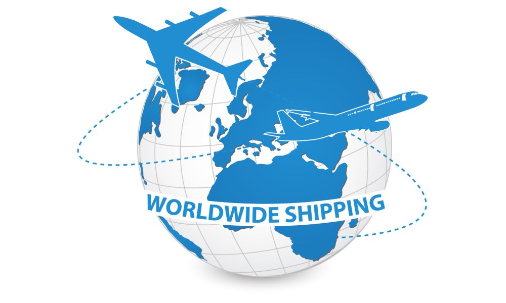 Airplane,,Air,Craft,Shipping,Around,The,World,For,Worldwide,Shipping